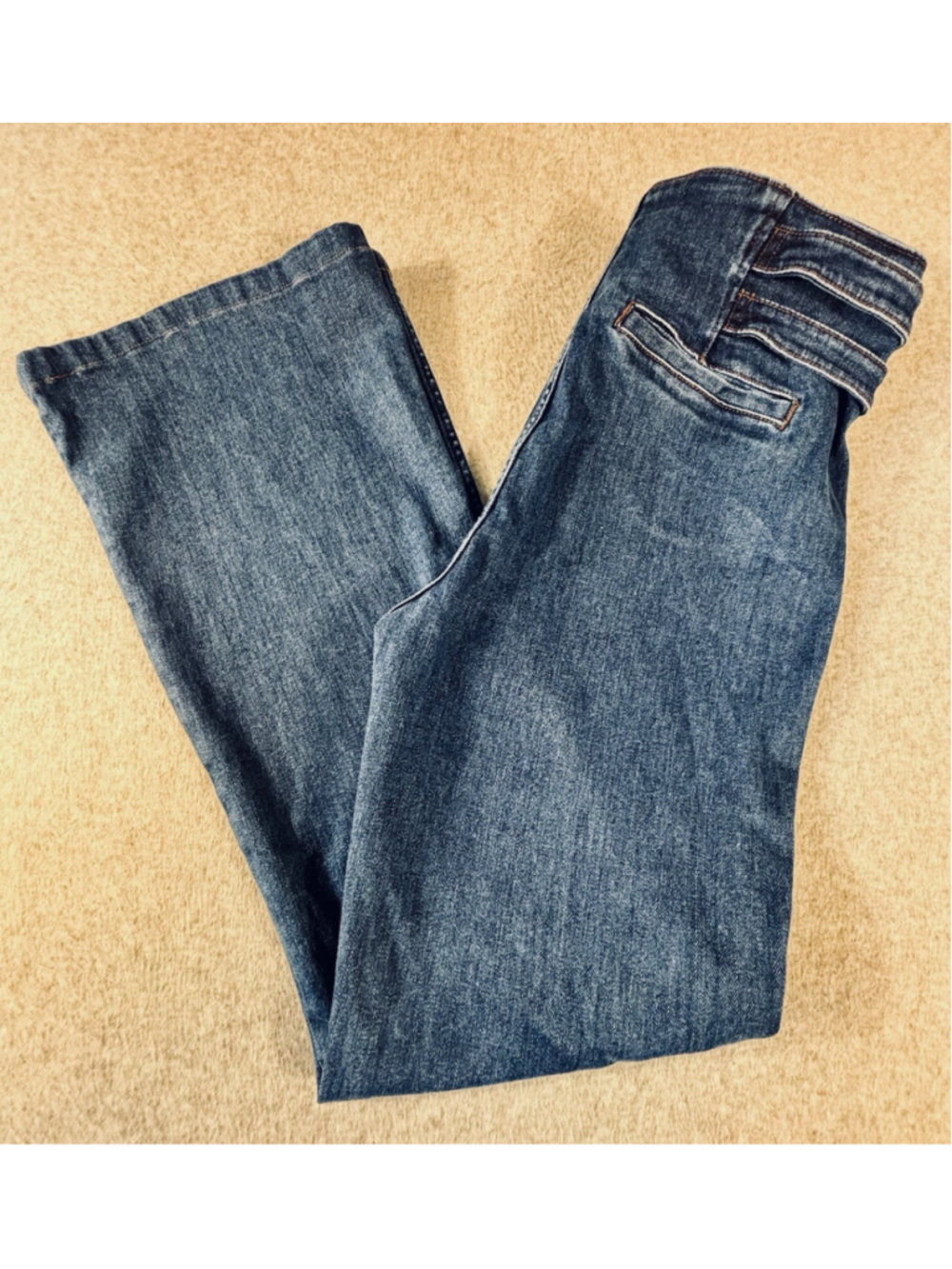 Veronica Beard Beverly Jeans Womens 29/8 High Rise Skinny Flare Oxford Wash
